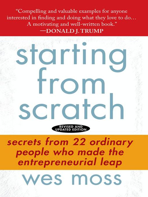 Title details for Starting From Scratch by Wes Moss - Available